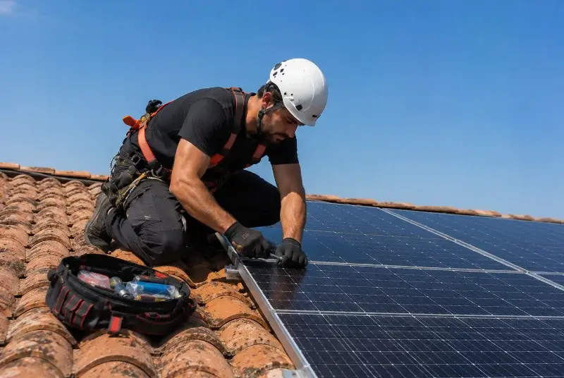 Maintenance et monitoring de panneaux solaires à Roques